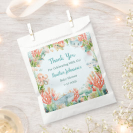 Aquarell unter der Meerwasserdusche Geschenktütchen