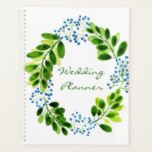 Aquarell-Vergissmeinnicht-Blumen-Hochzeit