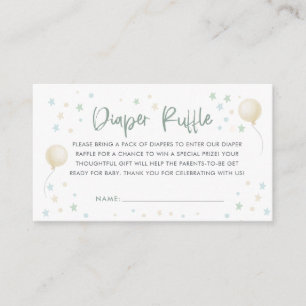 Aquarell Vespa Gans Baby Shower Windel Rüsche Begleitkarte