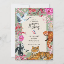 Aquarell Vintag rustikale Wildtiere