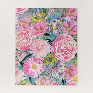Aquarell-vintage-Blumenillustration