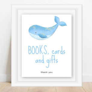 Aquarell-Wal - Bücher Karten und Geschenke Poster