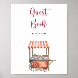 Aquarell-Warenkorb-Beere \ Gästebuch
