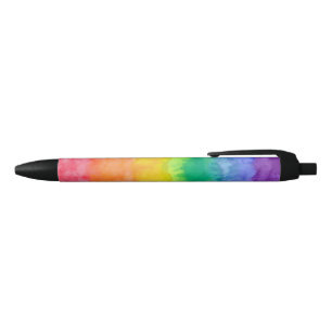 Aquarell-Wäsche-Regenbogen-Streifen-Stift H Kugelschreiber