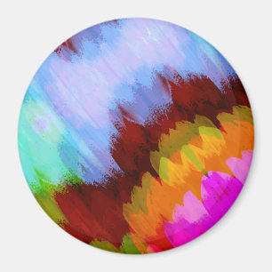 Aquarell-Wasserfall, Natur 2 Magnet