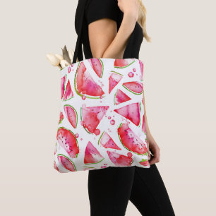 Aquarell Wassermelone 1 Tasche