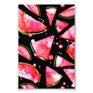 Aquarell Wassermelone 2 Fotodruck