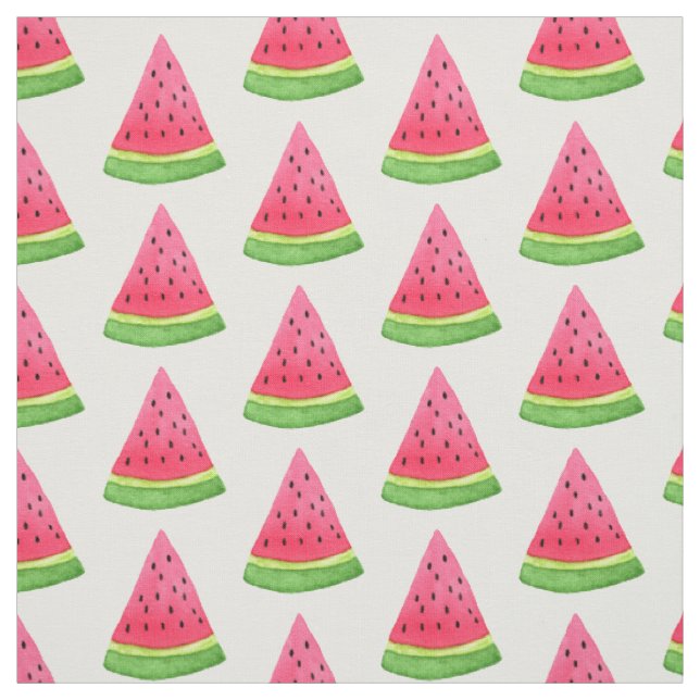 Aquarell-Wassermelone-Muster Stoff (Muster)