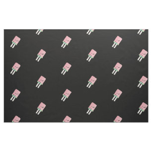 Aquarell-Wassermelonen-Pop-Eiscreme Stoff