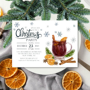 Aquarell-Weihnachtsfeier-Einladung Einladung