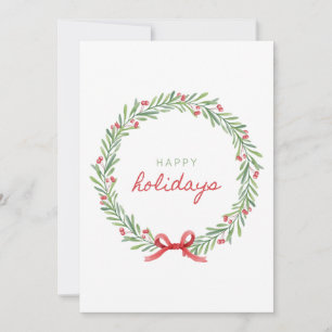 Aquarell-Weihnachtsgirlande – Frohe Weihnachten Mi