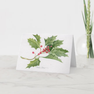 Aquarell-Weihnachtskarte 09CCS2-6 Feiertagskarte