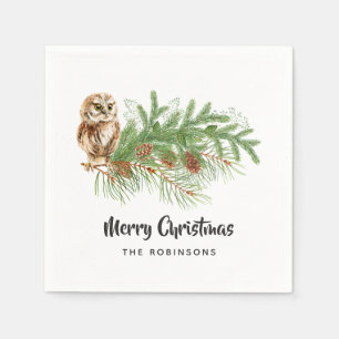 Aquarell Weihnachtsweihnachtsgebäck Party Serviette