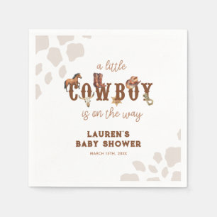 Aquarell Western Kleine Cowboy Baby Boy Dusche Serviette