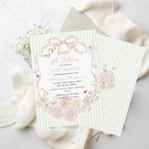Aquarell Wildblume Baby in Blüte Babyparty