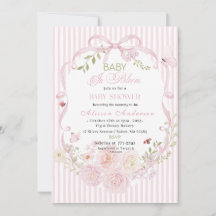 Aquarell-Wildblume Baby in Blüte Babyparty