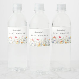 Aquarell Wildblume Babydusche