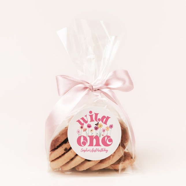 Aquarell-Wildblume Danke, Aufkleber (Von Creator hochgeladen)