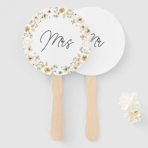 Aquarell Wildblume Mr. or Mrs Game Fächer
