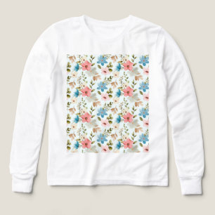 Aquarell-Wildblumen-Blumenmuster