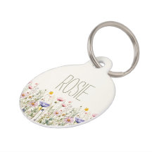 Aquarell-Wildblumen-Blumenmuster personalisiert