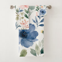 Aquarell-Wildblumenmuster Moderne Botanik