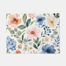 Aquarell-Wildblumenmuster Moderne Botanik
