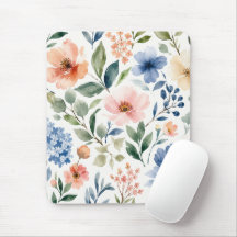 Aquarell-Wildblumenmuster Moderne Botanik