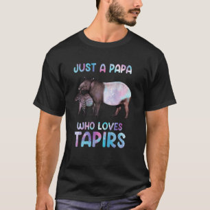 Aquarell Wildtiere nur ein Papa, der Lieben t T-Shirt