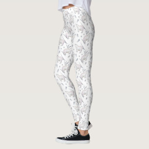 Aquarell-Winter-Eisbär-Muster Leggings