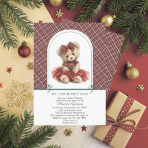 Aquarell-Winter-Teddybär-Weihnachten-Baby-Show