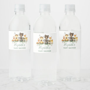 Aquarell Woodland Animals Kinderdusche