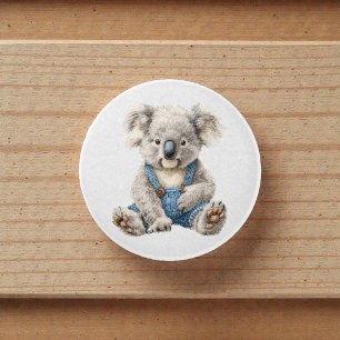 Aquarell-Wunderbär personalisierter Koala-Bär Keramikknauf