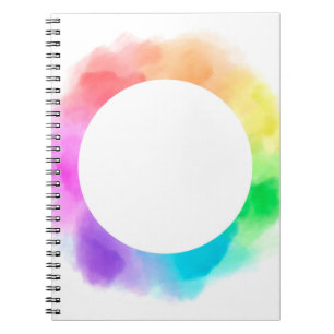 Aquarell zeichnend Hintergrund Notizblock