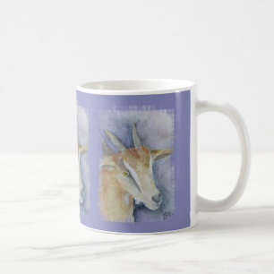 Aquarell-Ziege/Kind Kaffeetasse