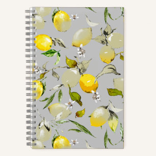 Aquarell Zitronen 19 Notizbuch