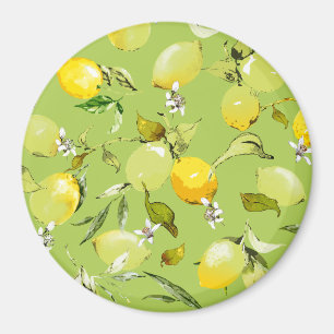 Aquarell-Zitronen 23 Magnet