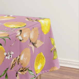 Aquarell Zitronen 25 Tischdecke