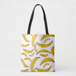 Aquarellbananen - gelb tasche