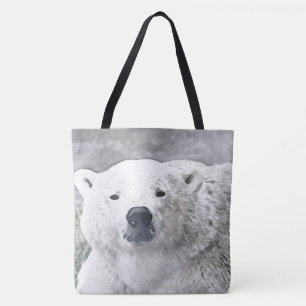 Aquarellbär Tasche