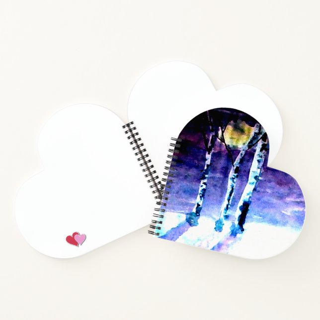 Aquarellbaum Notizbuch (Innenseite)