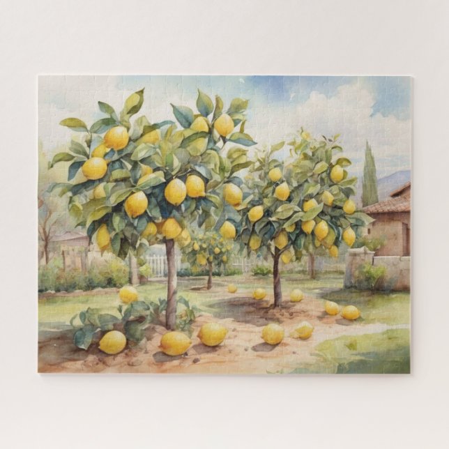 Aquarellbäume (Horizontal)