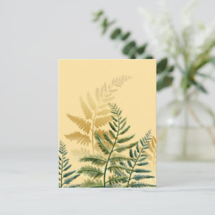 Aquarellbäume 2 postkarte