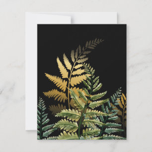 Aquarellbäume 3 mitteilungskarte