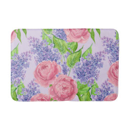 Aquarellbäume Badematte