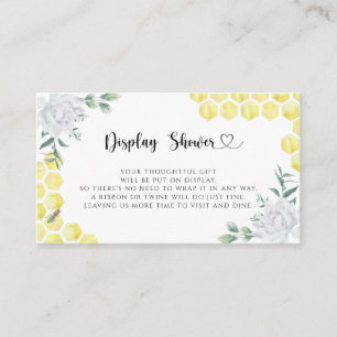 Aquarellbäume Blütenblüte Display Dusche Begleitkarte