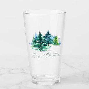 Aquarellbäume Glas