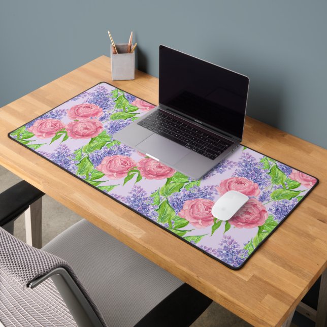 Aquarellbäume Schreibtischunterlage (Büro 2)