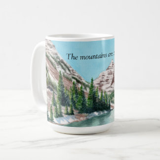 Aquarellberge, Colorado-Kaffeetasse 11 oz Kaffeetasse