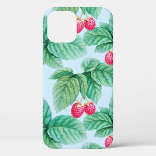 Aquarellbild von Himbeeren. Nahtlos Case-Mate iPhone Hülle